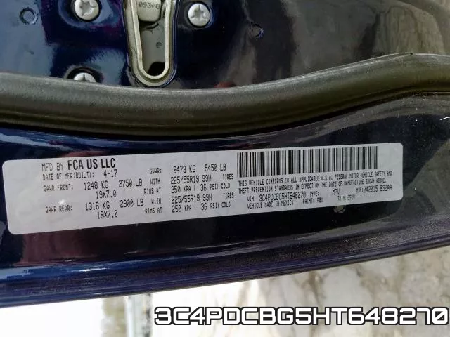 3C4PDCBG5HT648270 фото 2