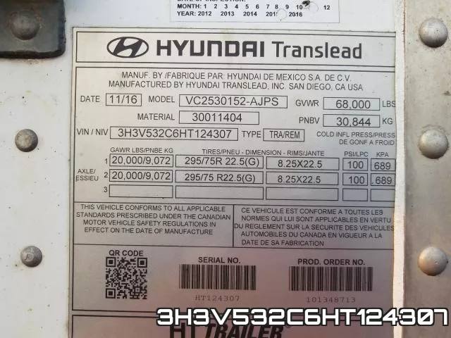 3H3V532C6HT124307 фото 2