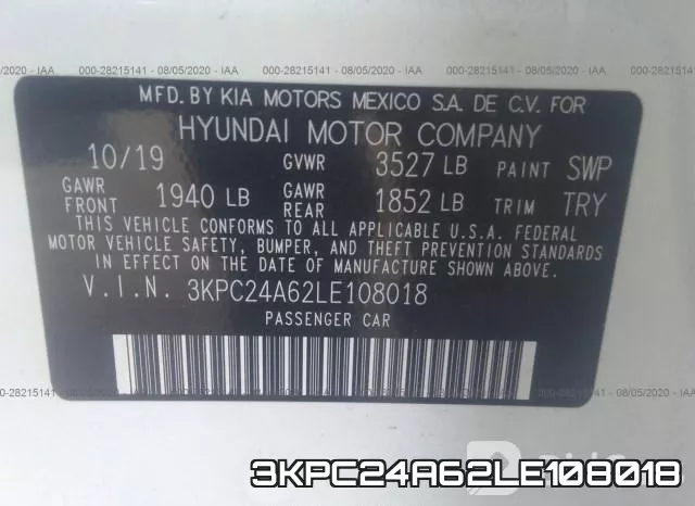 3KPC24A62LE108018 фото 10