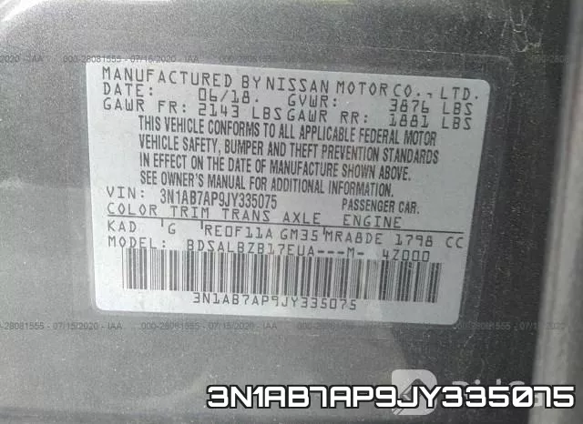 3N1AB7AP9JY335075 фото 10