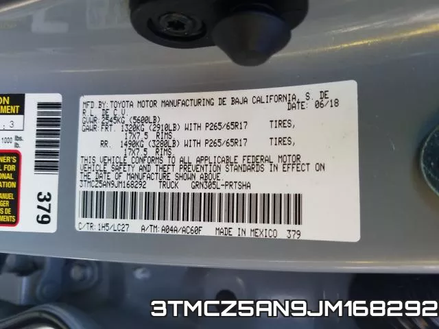 3TMCZ5AN9JM168292 фото 2