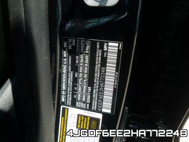4JGDF6EE2HA772248 фото 2
