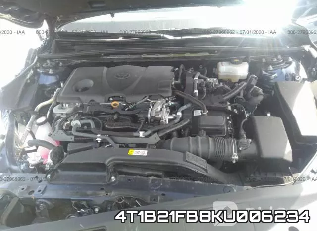 4T1B21FB8KU006234 фото 2