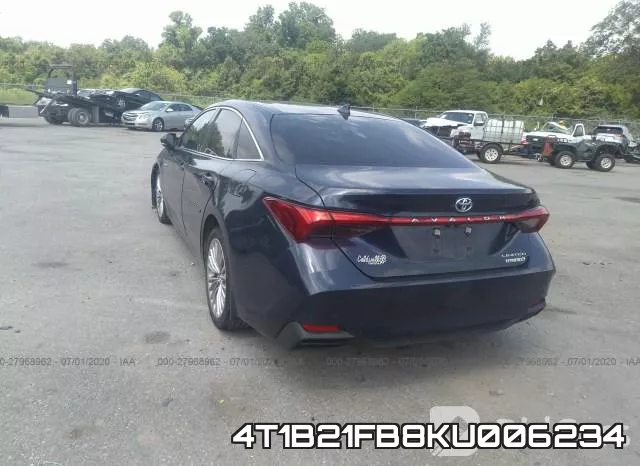 4T1B21FB8KU006234 фото 4