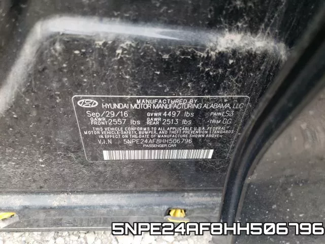 5NPE24AF8HH506796 фото 2