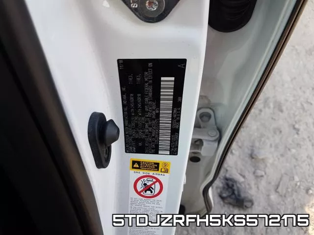 5TDJZRFH5KS572175 фото 2
