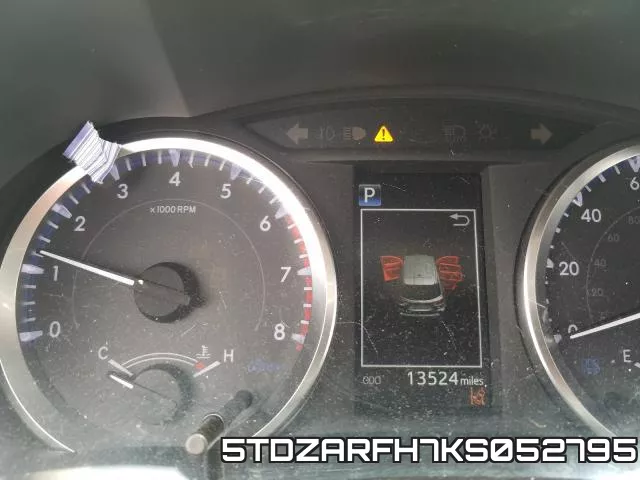 5TDZARFH7KS052795 фото 9