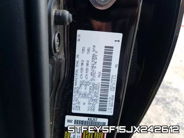 5TFEY5F15JX242612 фото 2