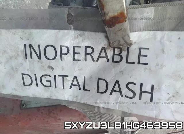 5XYZU3LB1HG463958 фото 8