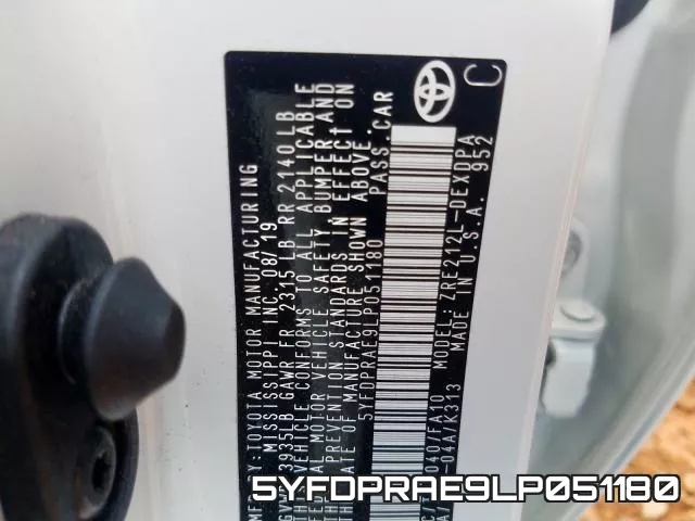 5YFDPRAE9LP051180 фото 2