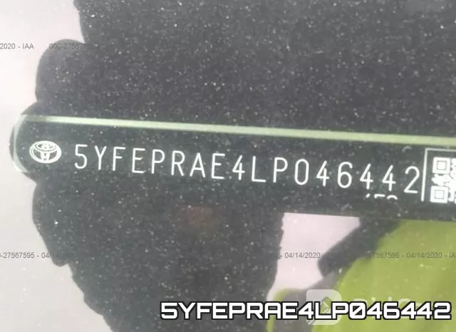 5YFEPRAE4LP046442 фото 9