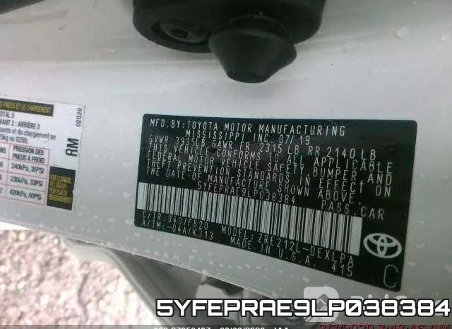 5YFEPRAE9LP038384 фото 10