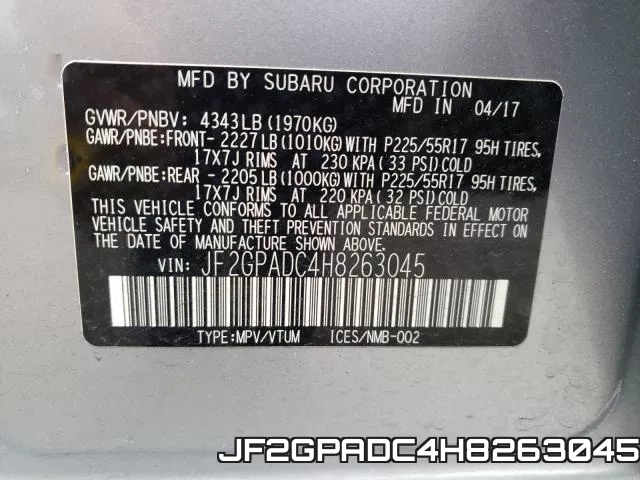 JF2GPADC4H8263045 фото 2