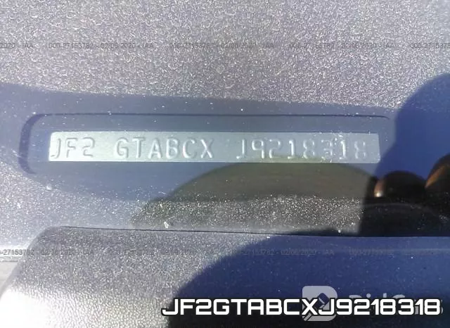 JF2GTABCXJ9218318 фото 10