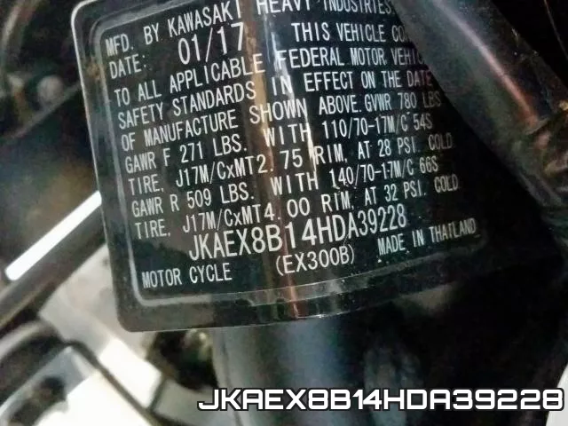 JKAEX8B14HDA39228 фото 2