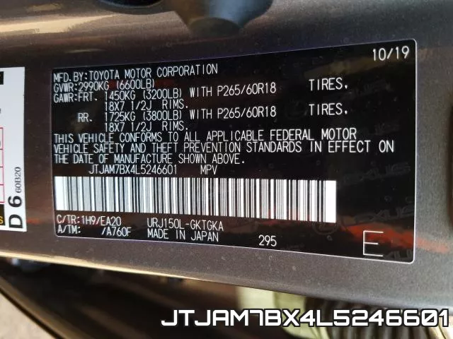 JTJAM7BX4L5246601 фото 2