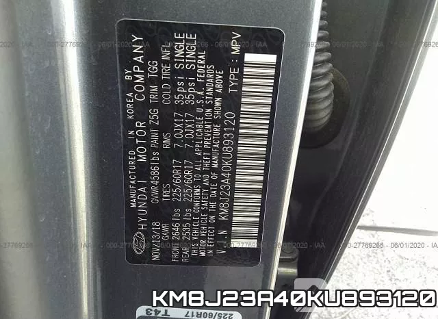 KM8J23A40KU893120 фото 10