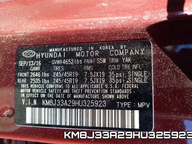 KM8J33A29HU325923 фото 2