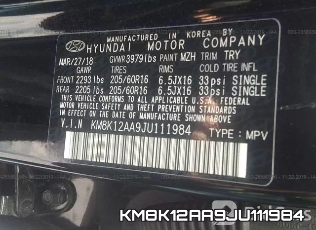 KM8K12AA9JU111984 фото 10