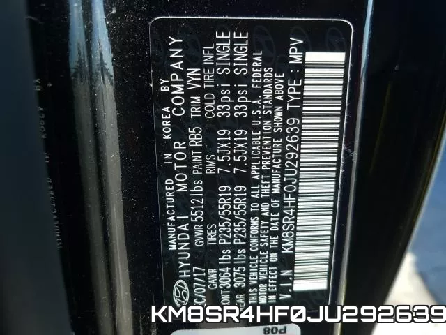 KM8SR4HF0JU292639 фото 2
