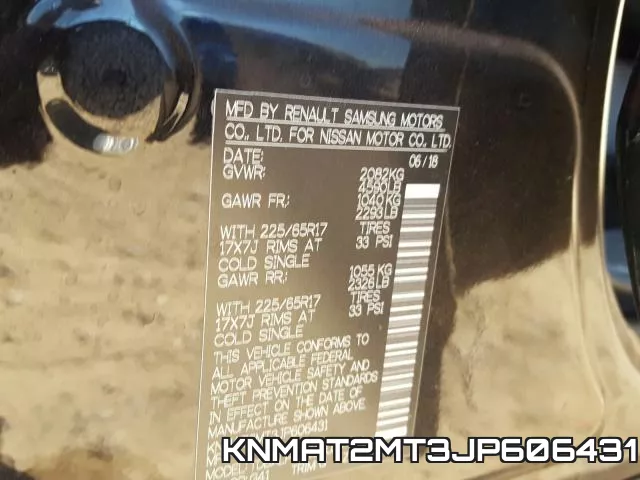 KNMAT2MT3JP606431 фото 2