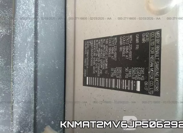 KNMAT2MV6JP506292 фото 10