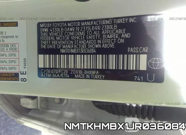 NMTKHMBX1JR036084 фото 10