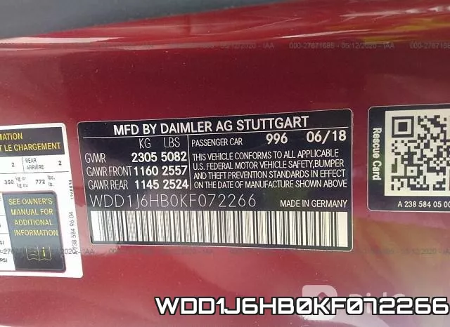 WDD1J6HB0KF072266 фото 10