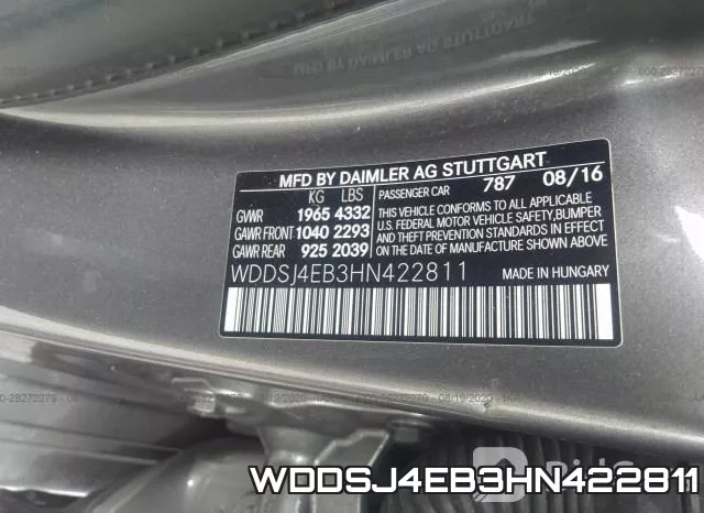 WDDSJ4EB3HN422811 фото 10
