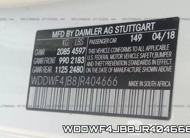 WDDWF4JB8JR404666 фото 10