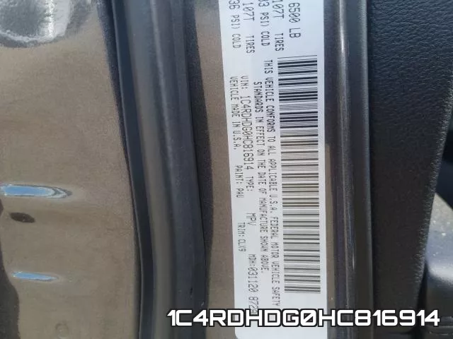 1C4RDHDG0HC816914 фото 2
