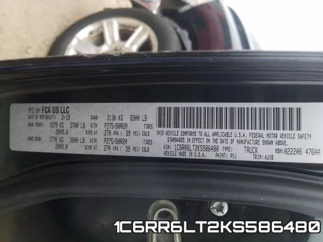 1C6RR6LT2KS586480 фото 2