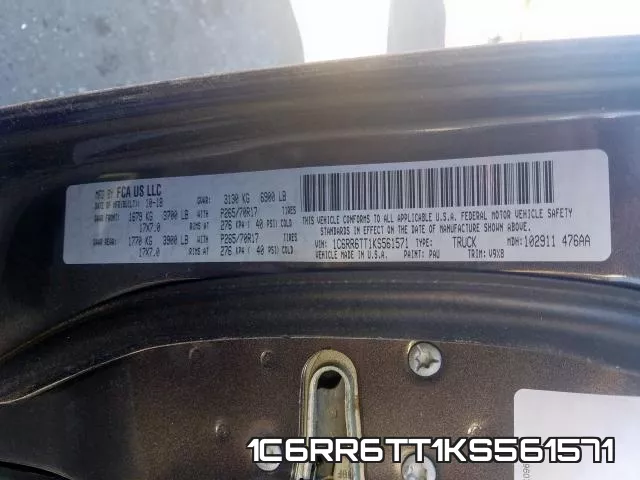 1C6RR6TT1KS561571 фото 2