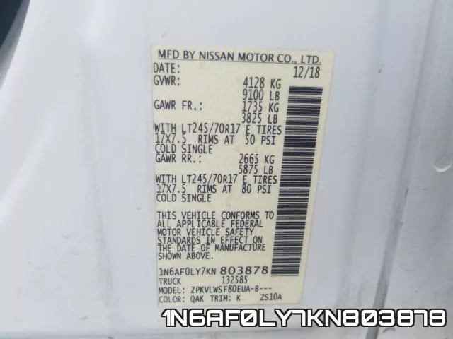 1N6AF0LY7KN803878 фото 2