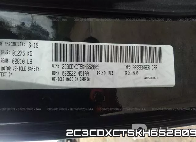 2C3CDXCT5KH652809 фото 10