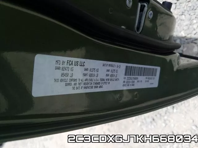2C3CDXGJ7KH668034 фото 2
