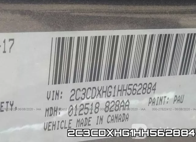 2C3CDXHG1HH562884 фото 10