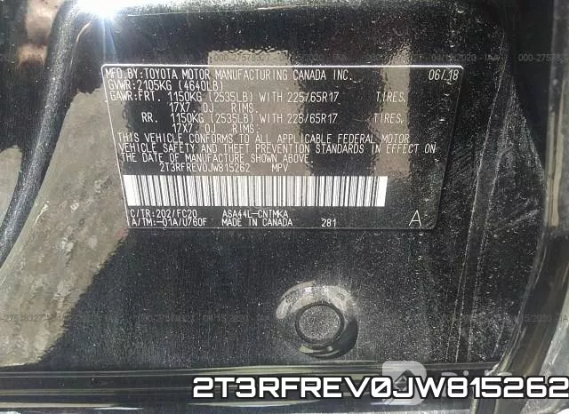 2T3RFREV0JW815262 фото 10