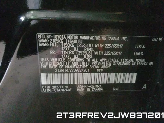 2T3RFREV2JW837201 фото 2