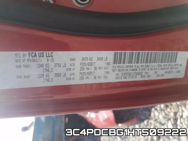 3C4PDCBG1HT509222 фото 2