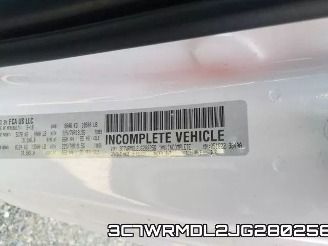 3C7WRMDL2JG280256 фото 2