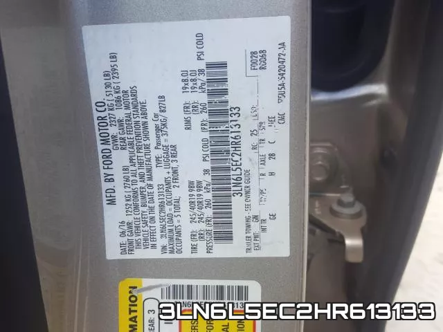 3LN6L5EC2HR613133 фото 2