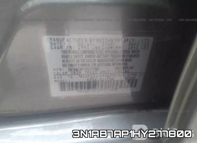 3N1AB7AP1HY277800 фото 10