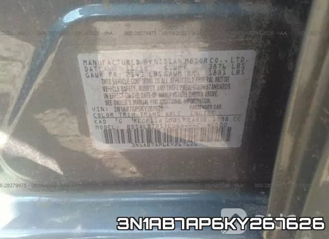 3N1AB7AP6KY267626 фото 10