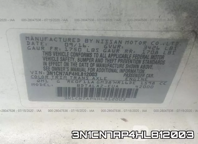 3N1CN7AP4HL812003 фото 10