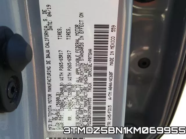 3TMDZ5BN1KM069955 фото 2