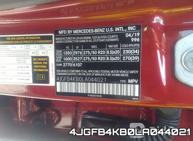 4JGFB4KB0LA044021 фото 10