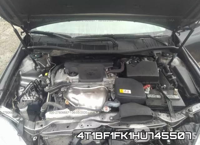 4T1BF1FK1HU745507 фото 2