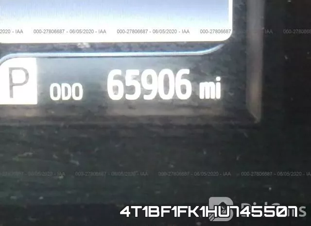 4T1BF1FK1HU745507 фото 8