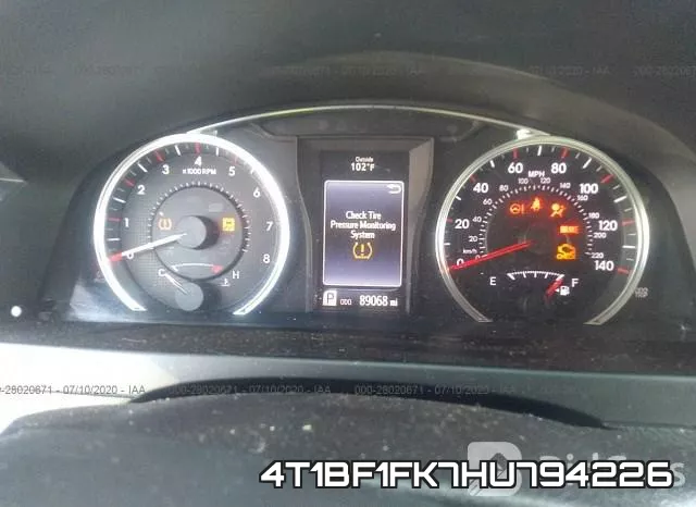 4T1BF1FK7HU794226 фото 8